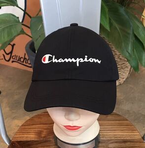 Champion／チャンピオン／キャップ／ブラック／サイズ56.5㌢〜58.5㌢