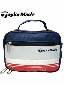 ◆超美品◆超高級◆Taylormade◆テーラーメイド◆ブランド◆ネイビー◆カートバッグ◆ハンドバッグ◆ゴルフバッグ◆お洒落◆YP006