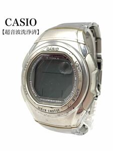 ◆美品◆超高級◆CASIO◆カシオ◆ブランド◆シルバー◆腕時計◆小物◆wave ceptor◆WV-57HJ ◆5BAR◆メンズ◆ジャンク◆お洒落◆YP003