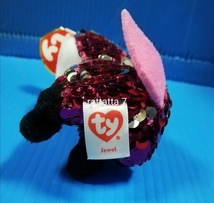 ☆Ty☆Flippables☆Jewel☆BEANIE BABY☆フリッパブルズ☆ジュエル☆キツネ☆スパンコール☆マスコット☆ぬいぐるみ☆キーホルダー_画像6