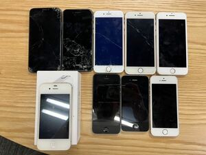 iPhone 本体 まとめ　4S 5 5S 6 7 8 X 合計9台