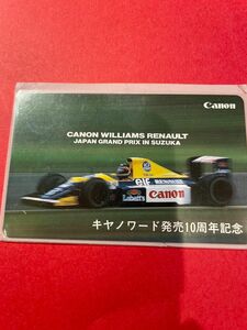 ウィリアムズ　ルノー　Ｆ１　テレホンカード　記念　非売品