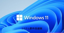 ☆☆☆送料無料　「システム要件を満たさないPC」を簡単にWindows11 64bitにアップグレード　USBメモリ(青6)　☆☆☆_画像1