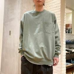 美品 B:MING by BEAMS ビーミング by ビームス スーパーヘビーウェイト ロングスリーブ Tシャツ XL グリーン 長袖