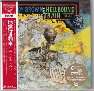 廃盤紙ジャケSHM-CD　サヴォイ・ブラウン　「地獄行き列車」　UICY-78491