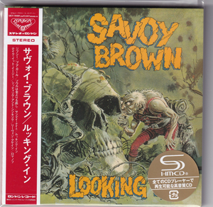 廃盤紙ジャケSHM-CD　サヴォイ・ブラウン　「ルッキング・イン」　UICY-78489