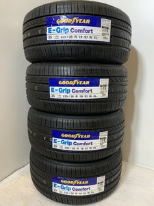 保管袋付【送料無料】4本セット夏タイヤ　235/35R19 91W XL(SGY102-10)GOODYEAR E-Grip Comfort　235/35/19　２０年～