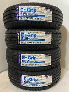 【送料無料】未使用夏タイヤ ４本セット 215/65R16 98H(SGY113-10)GOODYEAR E-Grip SUV HP01 215/65/16 2020～2021年