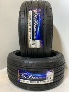 【送料無料】未使用夏タイヤ ２本セット 265/35R19 94Y(SGY173-20)GOODYEAR EAGLE LS Premium 265/35/19 20年～21年