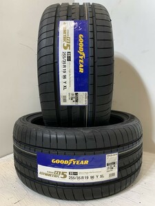 保管袋付【送料無料】未使用夏タイヤ２本セット 255/35R19 96Y XL(SGY214-2)GOODYEAR EAGLE F1 ASYMMETRIC 5 255/35/19 20年～21年