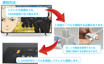 【新品】iPhone HDMI変換ケーブル 同じ画面テレビ 接続ケーブル 携帯の画面をテレビに映す TV大画面 4K/1080P 設定不要 _画像9