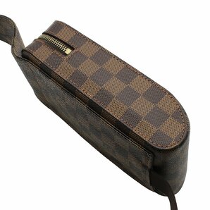 ★C2394 超美品!! ルイヴィトン ダミエ ジェロニモス ボディバッグ N51994 エベヌ LOUIS VUITTON メンズ レディース★の画像4