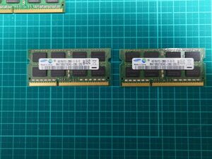 SAMSUNG PC3-12800S (DDR3-1600) 4GB 2枚組