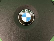 KL018 中古 BMW PG20 E90 320i 3シリーズ 平成23年6月 ステアリング ホイール ハンドル レザー ブラック 黒 本体 ホーンパッド 動作保証_画像10