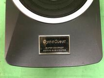 KL188 中古 DynaQuest ダイナクエスト AUTOBACS オートバックス 20㎝ アクティブ サブウーハー アンプ内蔵 DQC-800B 動作未確認_画像7