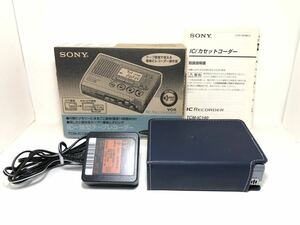 #0【現状・元箱】SONY ソニー TCM-IC100 IC一体型テープレコーダー