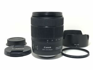 #12【良品・レンズプロテクター付キヤノン CANON EF-S 18-135㎜ F3.5-5.6 IS USM