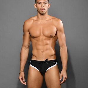 即決新品 7961-RetBLK M-アンドリュー クリスチャン Andrew Christian Retro Bikini Black 黒色 スイムビキニブリーフ 現品表記サイズ Mの画像5