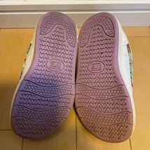 VANS キッズシューズ　スニーカー　運動靴　16cm 白×花柄_画像6