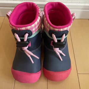 Морковная морковная луна Moonstar Rain Boots 15 см. ВМС x Pink Navy