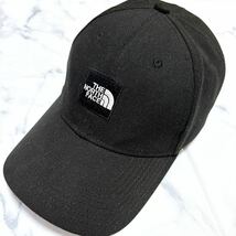 国内正規品 THE NORTH FACE 黒 ボックスロゴ Cap ブラック ゴールドウイン ノースフェイス 帽子 ロゴキャップ_画像1