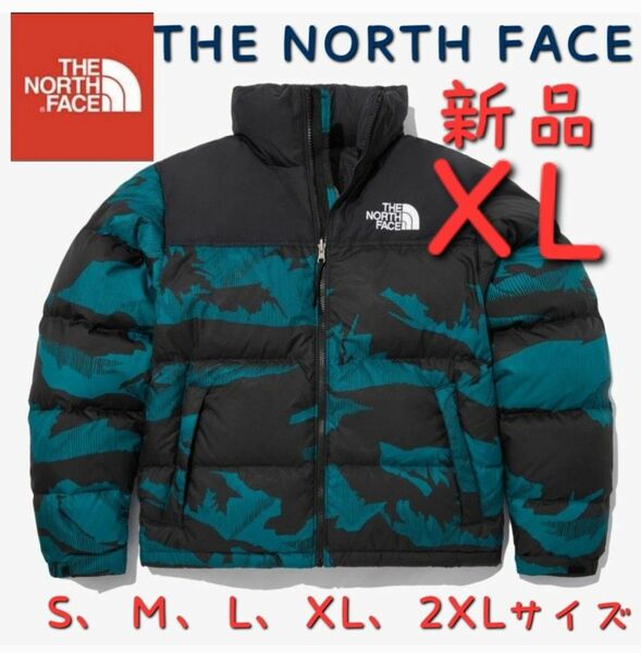 カモブルーTHE NORTH FACEノースフェイス 新品 ダウンジャケットXL