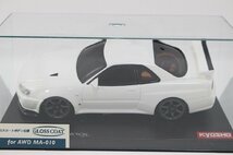 未開封品 Kyosho 京商 MINI-Z オートスケール 日産 スカイライン GT-R VspecⅡ ニュル ホワイト 12-H001Y/1/060_画像6