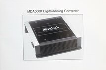 Mcintosh マッキントッシュ カーオーディオ MDA5000 取扱説明書 12-F053/1/60P_画像7