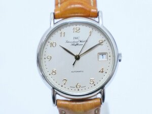 【1円スタート】IWC ポートフィノ IW3513 デイト 自動巻き メンズ 腕時計 ギャランティ付 12-A071/1/60P