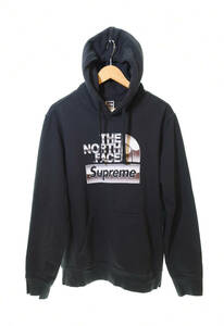 △ SUPREME シュプリーム THE NORTH FACE ザ ノースフェイス 18SS Metallic Logo Hooded Sweatshirt パーカー NT118071 M 黒 ブラック 103 