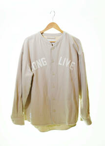 ☆ WTAPS ダブルタップス LEAGUE LS ベースボールシャツ 212TQDT-SHM04 size03 ベージュ 103