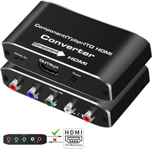 コンポーネント to HDMI Component コンポーネント端子 変換アダプタ