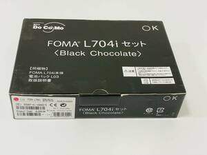 docomo FOMA L704i Black Chocolate (ドコモ)　分割完済済み　未使用品