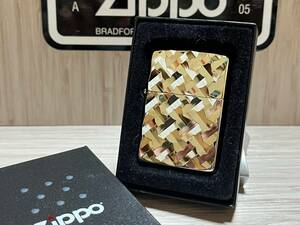 大量出品中!【希少】新品未使用 2014年製 Zippo Armor 'MESH' 両面加工 メッシュ 編み目 アーマー ジッポー 喫煙具 オイルライター