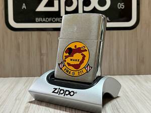 大量出品中!!【希少】新品未使用 1993年製 Zippo 'WAKE VMA 211 NIGHT ATTACK' 90's ヴィンテージ 海兵隊 両面加工 喫煙具 オイルライター