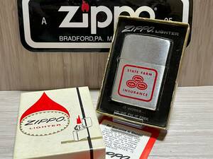大量出品中!!【希少】レア Vintage 1961年製 Zippo 'STATE FARM' 60's 60年代 ヴィンテージ アメリカ企業 シルバー系 喫煙具 ジッポー