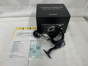 SHIMANO シマノ 21 ツインパワー SW 6000HG スピニングリール 美品