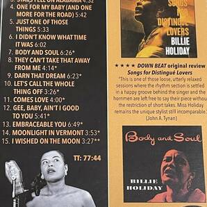 【ほぼ新品CD】songs for distingue lovers (body and soul)/billie holiday/ビリー・ホリデイ【日本盤】2LP in 1CDの画像5