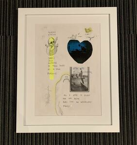 Art Auction Mark gonzales マークゴンザレス gonz 直筆原画作品 supreme シュプリーム box ステッカー付き, 美術品, 絵画, その他