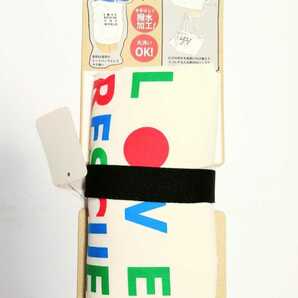 ピザ寿司ホールケーキも持ち運べるエコバッグ「タテヨコエコBAG 白 LOVE RESCUE THE WORLD 定価2728円 マルチカラー」コンパクト折り畳めるの画像1