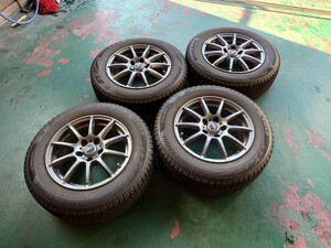 6.5-16 114.3×5 38 205/65R16スタッドレスセット中古4本手渡し可