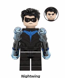 即納　1体　Nightwing ディック・グレイソン ミニフィグ ブロック LEGO レゴ　互換 ミニフィギュア eq