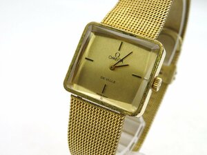 1円◆稼働◆　オメガ　　デビル　ゴールド　手巻き　レディース　腕時計　　K862
