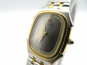 1円□ジャンク□　クレドール　　　シルバー　クオーツ　レディース　腕時計　　G53502