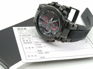 ◆1円◇稼働◇良品　カシオ　MTG-B1000　Gショック　黒　クオーツ　メンズ　腕時計　保　E71808