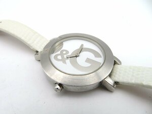 ◆1円◇稼働◇　D&G　　　シルバー　クオーツ　ユニセックス　腕時計　　F27604