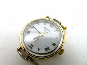 ◆1円□ジャンク□　C&D　3005　バキラ　白　クオーツ　レディース　腕時計　　F28605