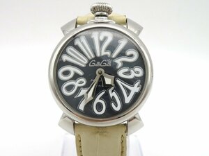 ◆1円◇稼働◇　ガガミラノ　935　　ネイビー　クオーツ　メンズ　腕時計　　F25102