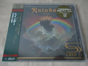 RAINBOW Rising(虹を翔る覇者) ‘08(original ’76) 初回限定生産 SHM-CD Cozy Powell DIO リマスター プラスチックケース入り