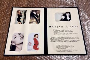 マライア・キャリー　Mariah Carey 日本製　特製プロモ豪華ベルベット仕様　4枚　テレホンカード　1995年　japan promo only phone card